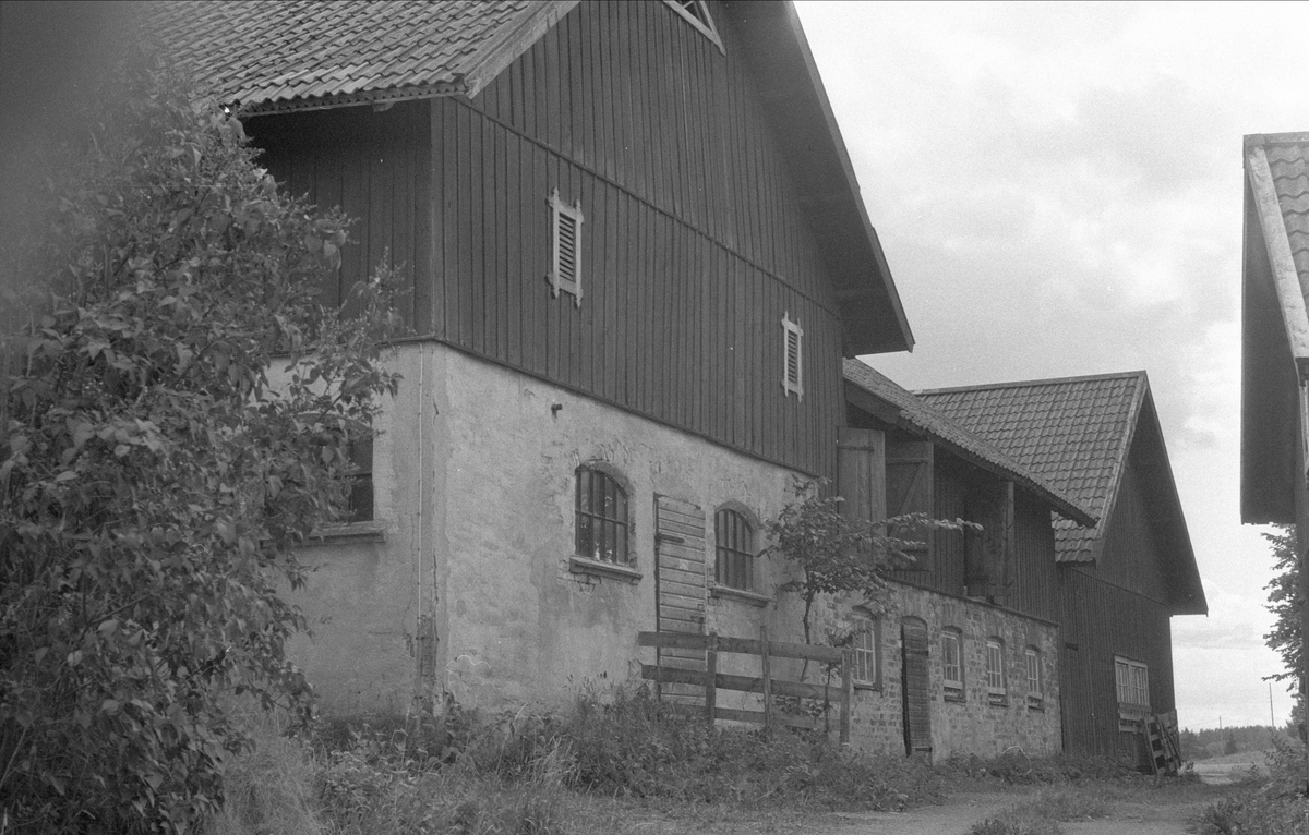 Ladugård, svinhus och lada, Rosta 3:2, Bälinge socken, Uppland 1976