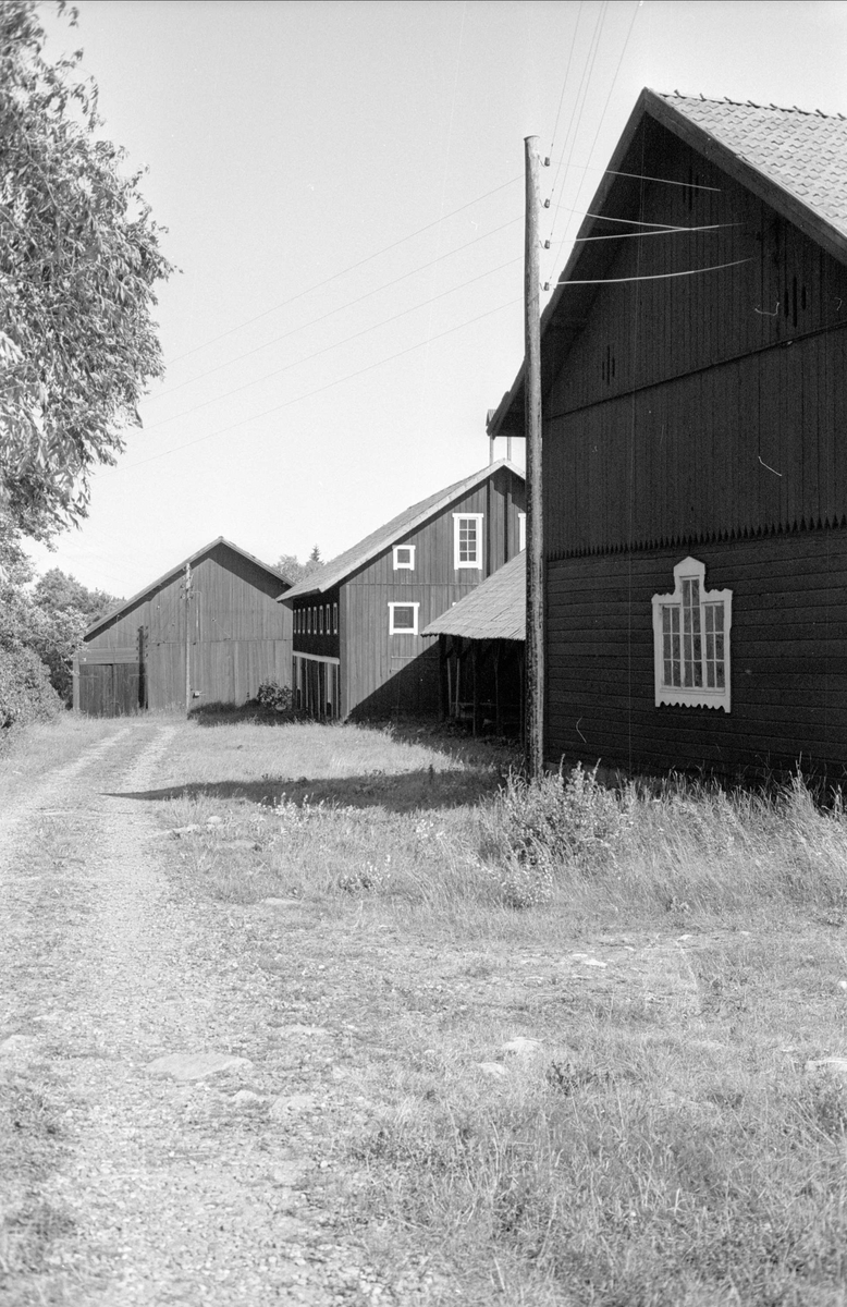 Redskapslider, magasin och loge, Halmbyboda 2:1, Halmbyboda, Funbo socken, Uppland 1982 