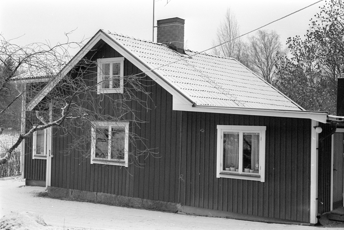 Bostadshus, Hagby 9:9, Hagby socken, Uppland 1985