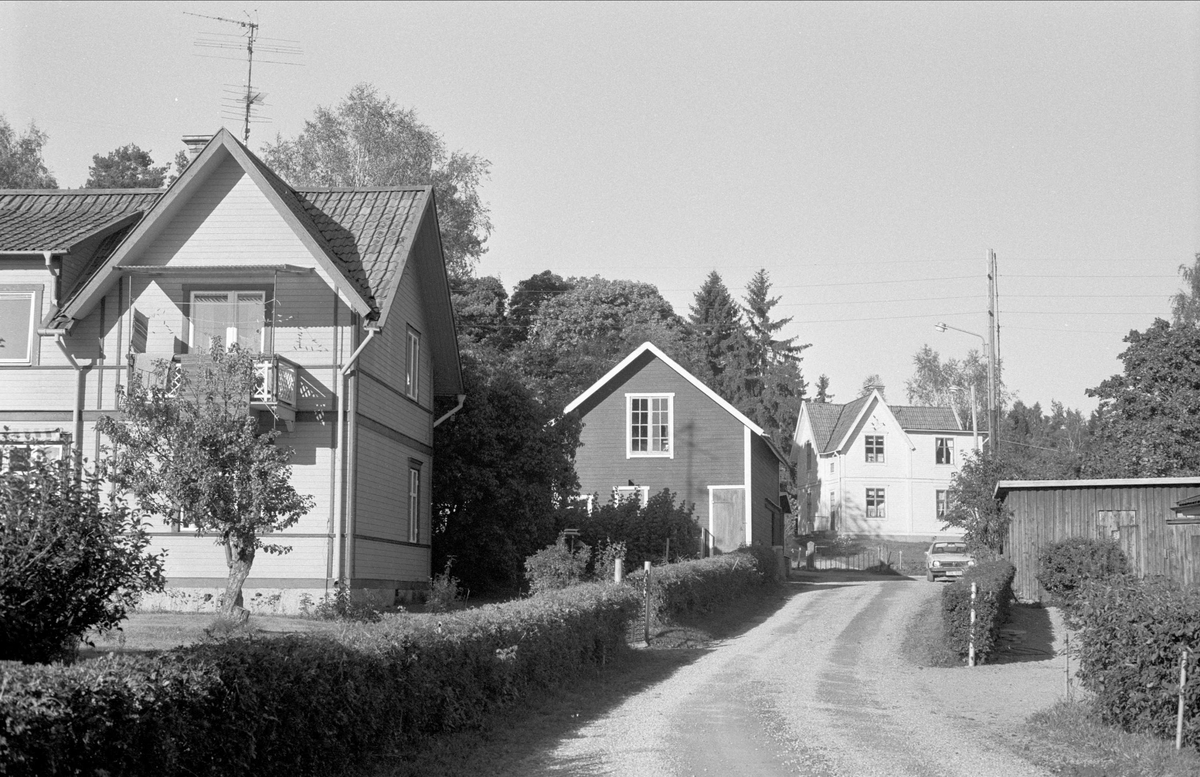 Bostadshus och uthus, Almunge-Lövsta A, Lövsta, Almunge socken, Uppland 1987