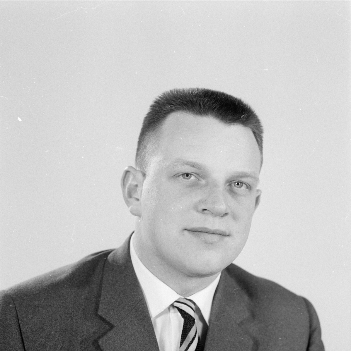Ateljeporträtt - musiker i Rune Plyhms orkester, Uppsala 1960