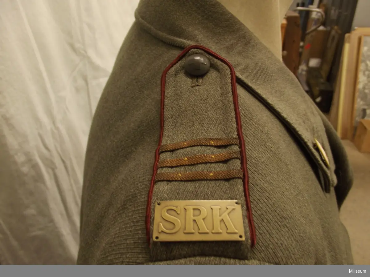 Vapenrock m/1939 för personal vid svenska röda korset, Eksjö