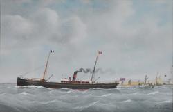 S/S 'Kong Trygve' [Akvarell]