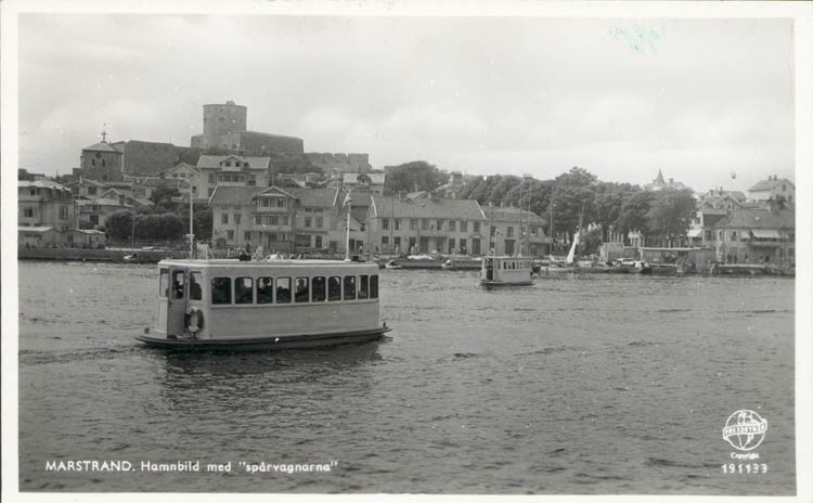 Spårvagnarna mellan Marstrandsön och Koön 1959