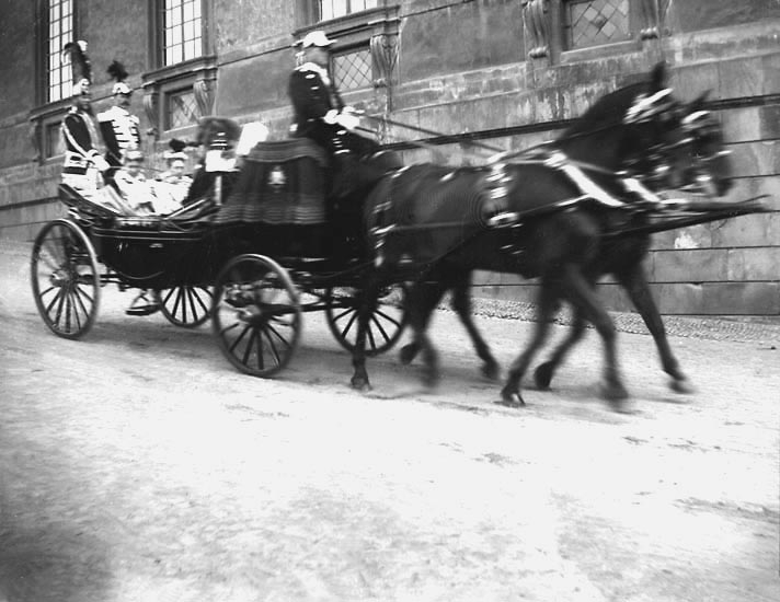 "Kronprinsessan i vagn", Stockholm den 19 september 1897