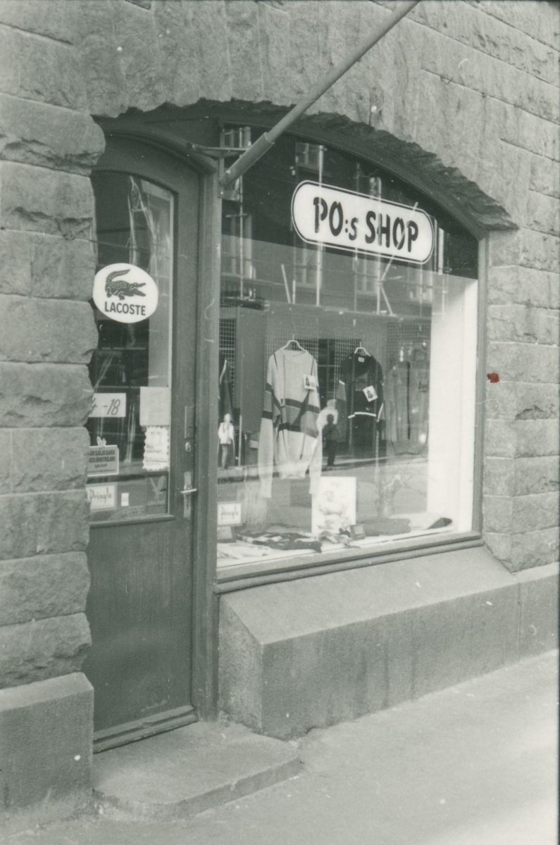 Halmstad, Brogatan 52. PO:s shop.