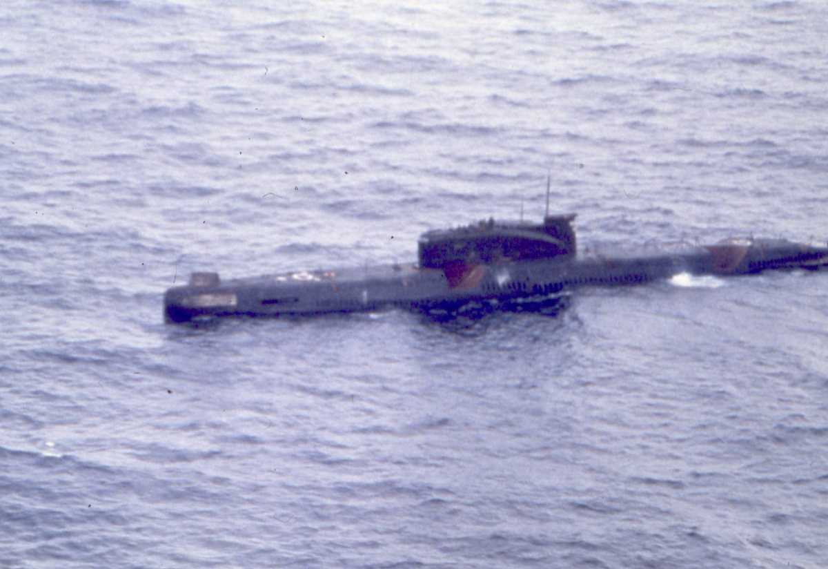 Russisk ubåt av Juliett - klassen.