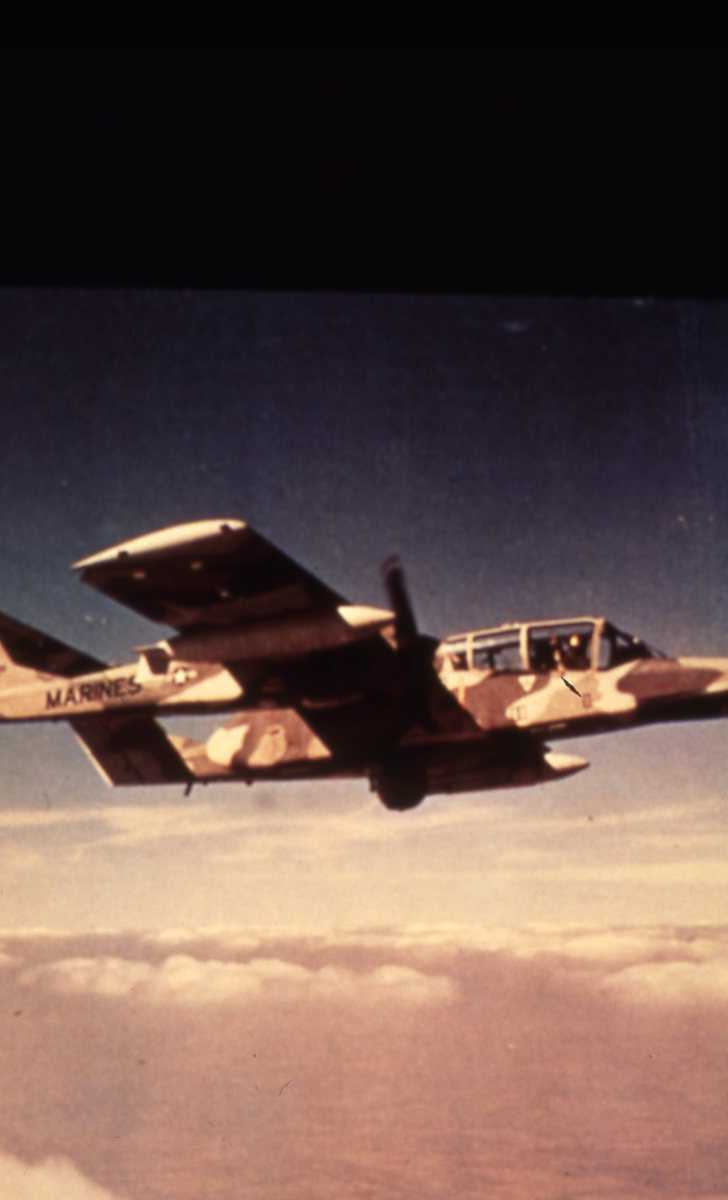Amerikansk fly av typen Bronco type OV-10 A.