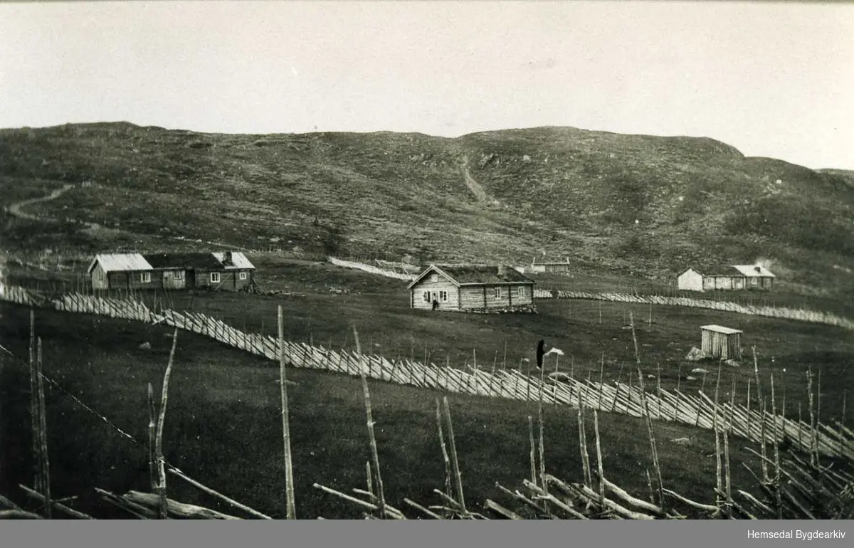 Flato og Rundtoppvollen i Hemsedal , ca. 1930