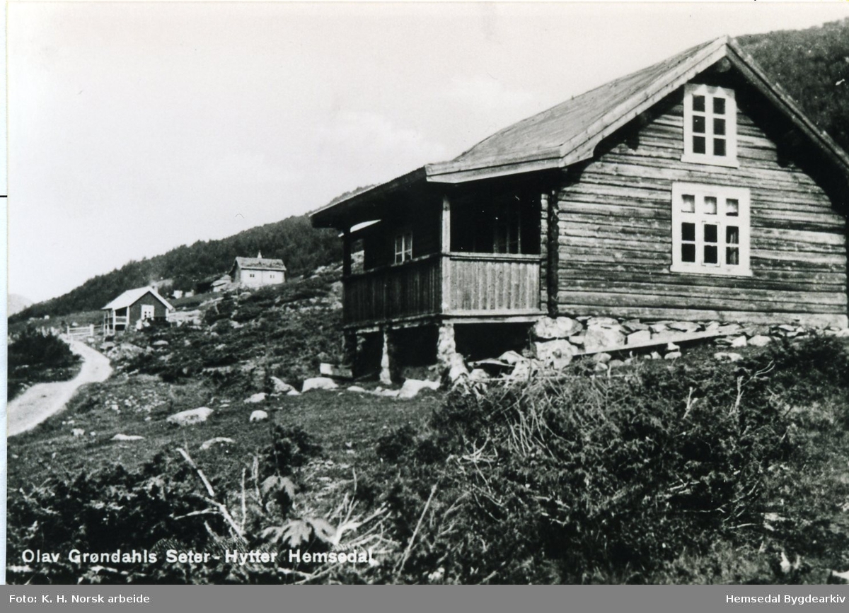 Utleigehytta som Olav Grøndalen sette opp på Torsbu sist på 1920-talet