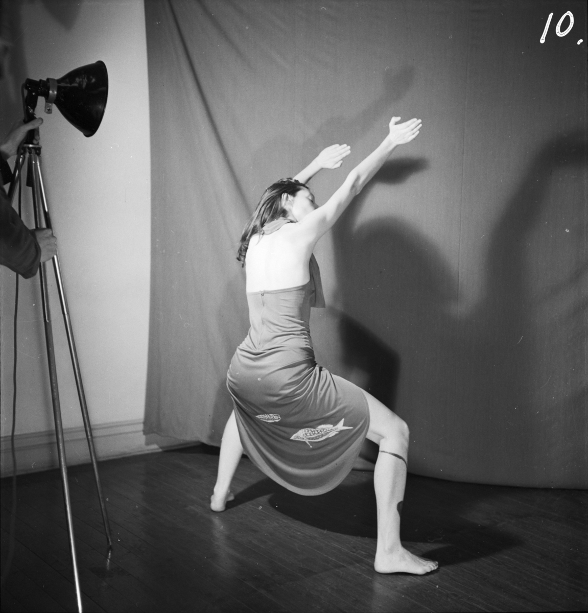 Dansbild med Birgit Åkesson.