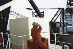 Mange av modulene på Statfjord A måtte settes på plass/koble