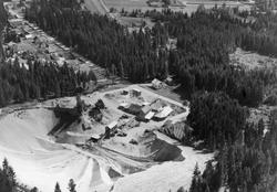 Mona i Eidsberg, Med Høisand soloanlegg. flyfoto 20. august 