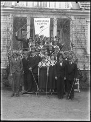 Rødruss fra Sarpsborg høiere almenskole i 1933, reallinja og