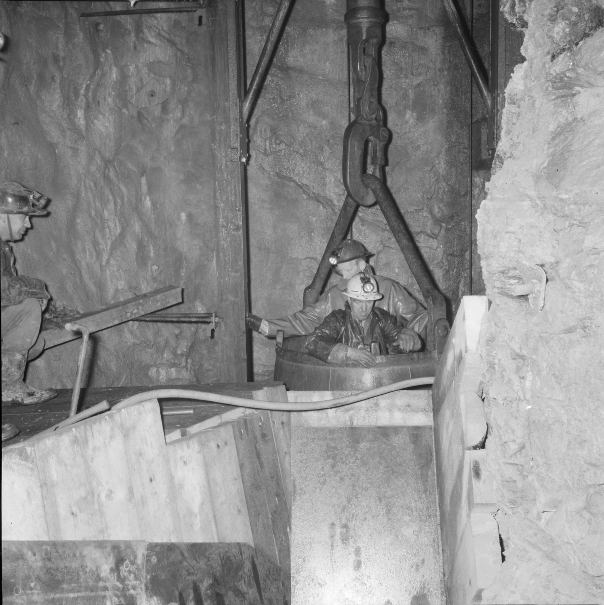 Heisanordning i gruva