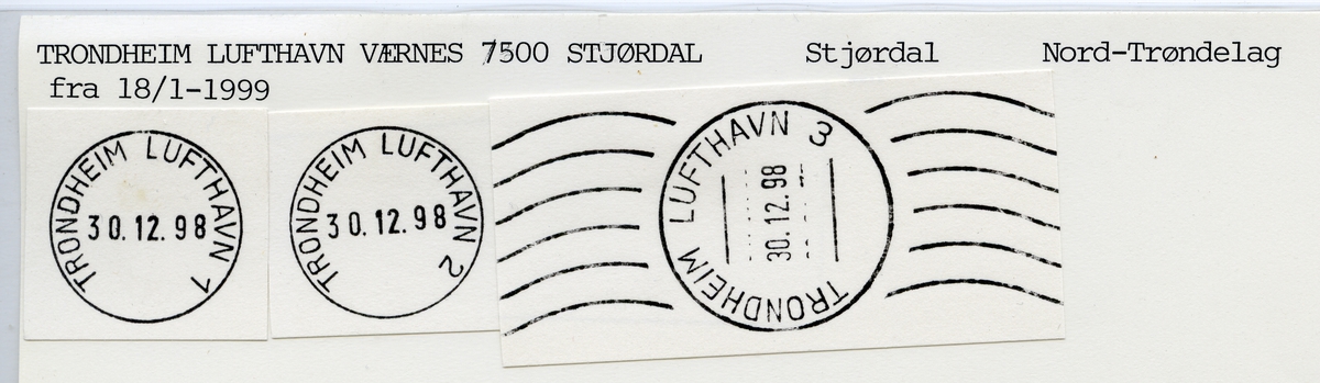 Stempelkatalog 7000 Trondheim (Trondhjem), Sør-Trøndelag