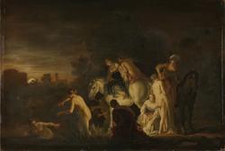 Badende kvinner [Maleri]