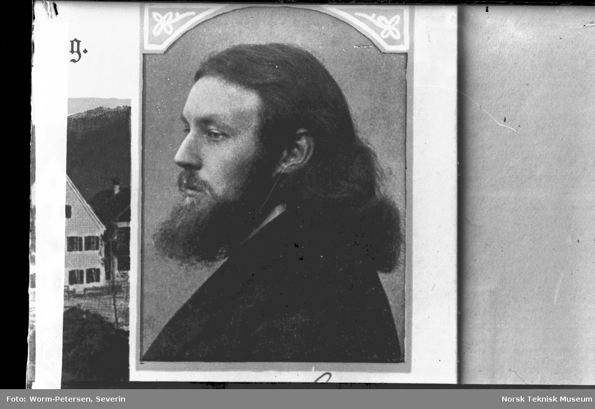 Anton Lang, fremstilleren af Jesus. Avfotograferinger fra Skuespillet i Oberammergau 1900. Bibelske motiver.