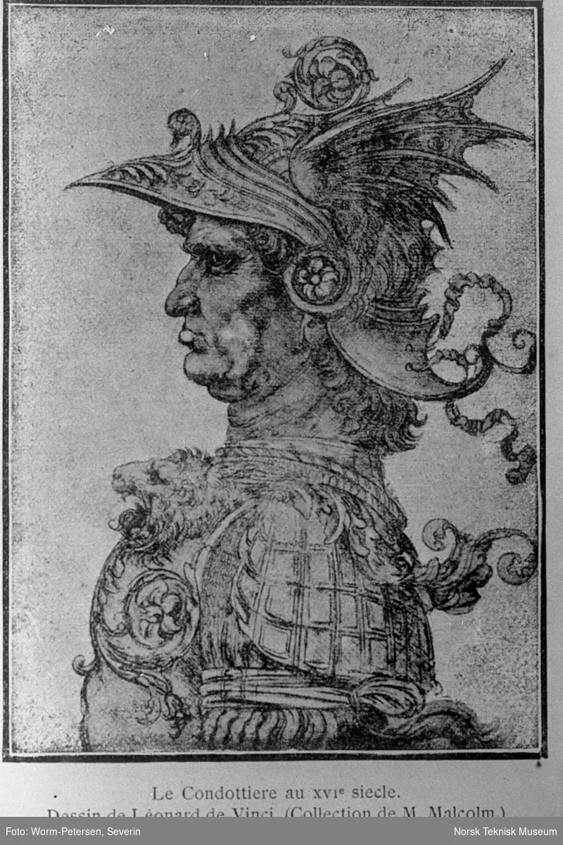 Leonard de Vinci: Le Condottiere au XVI siecle.