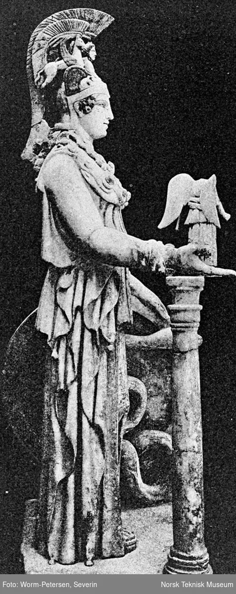 Marmorkopi av skulptur fra Parthenos