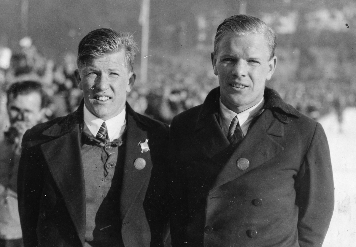 Birger og Sigmund Ruud i Holmenkollen 1920-tallet