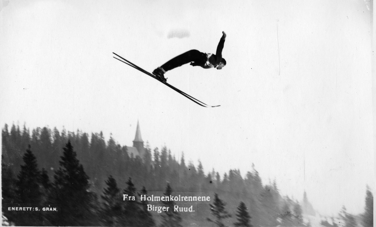 Kongsberg skier Birger Ruud at Holmenkollen 1930
