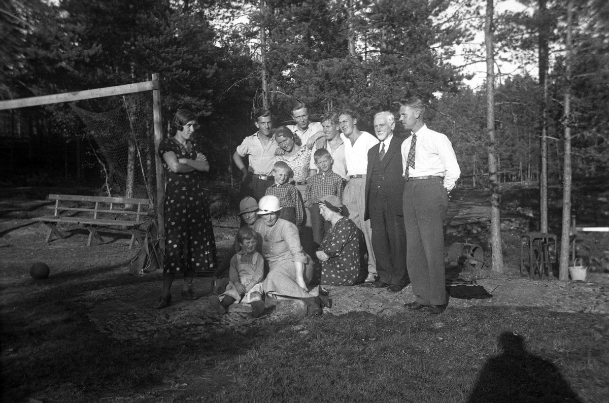 Family visit at the Ruudhytta cabin