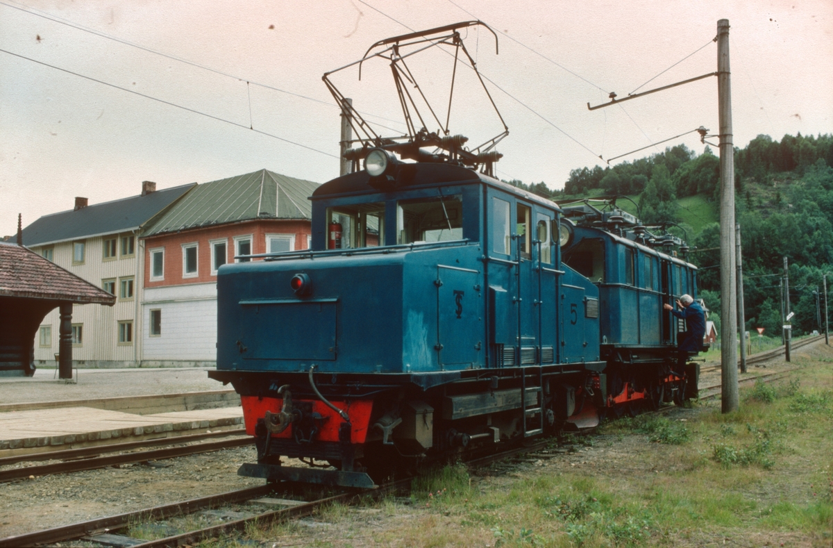 Salvesen & Thams lokomotiver nr. 5 (NEBB) og 8 (ASEA).