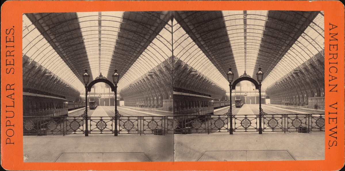 Stereobild av Grand Central Depot, 42d st. och 4th avenue, New York.
