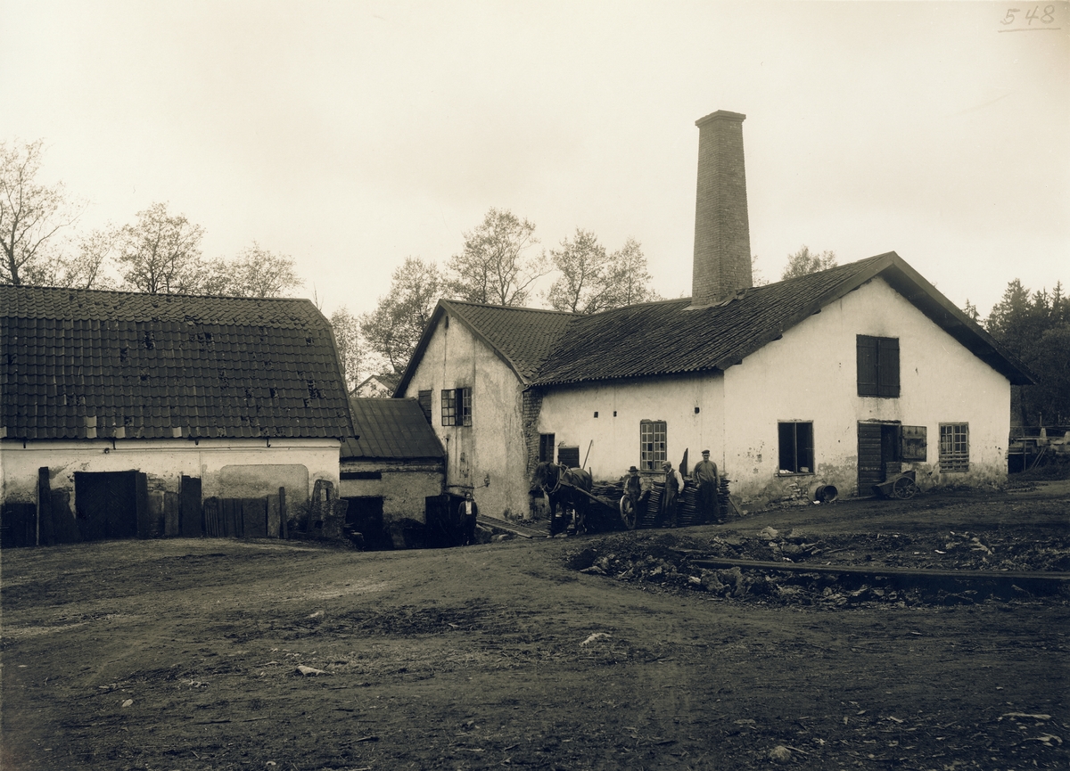Smältsmedjan vid Larsbo Järnbruk, 1900.