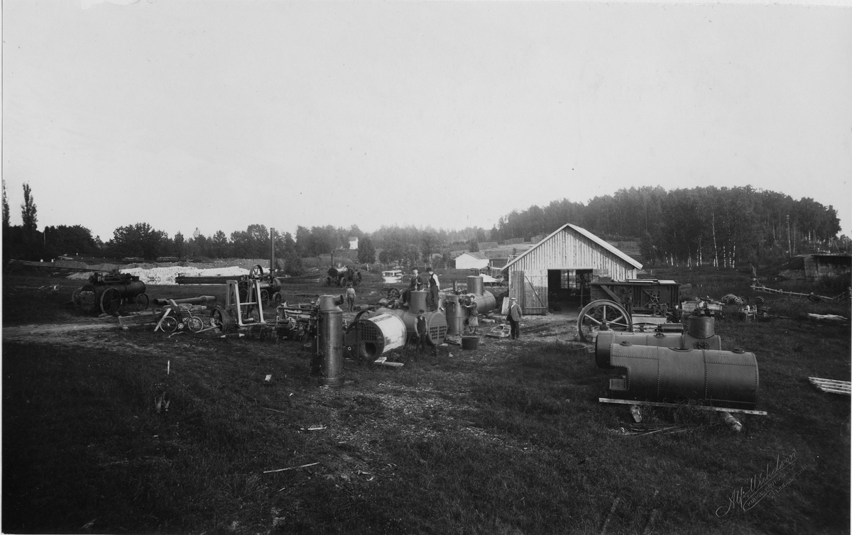 Lindesbergs mekaniska verkstad, Västmanland, 1902.