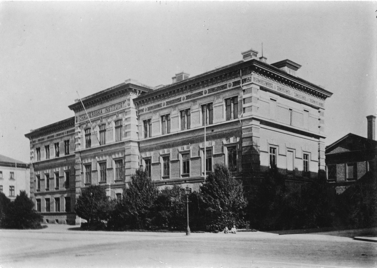 Chalmerska institutet på 1880-talet.