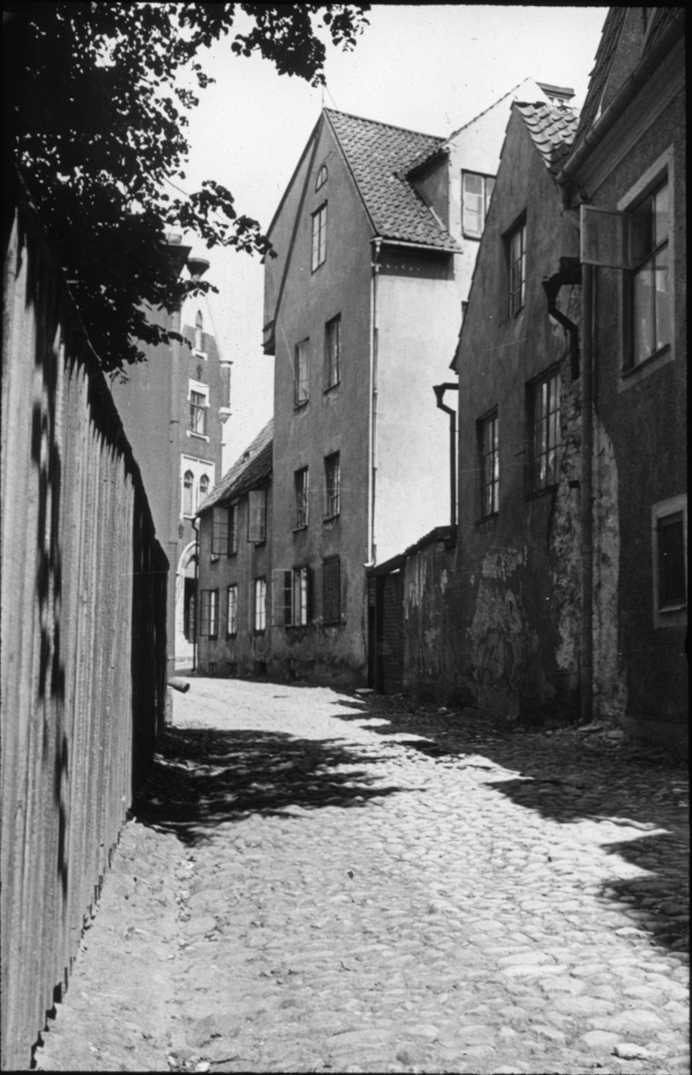 Ljusbild Fotografi Från Nordiska Arkitekturmötet På Gotland 1920