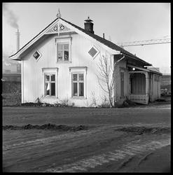 Siste bolighus på Eidanger Salpeterfabrikers område.