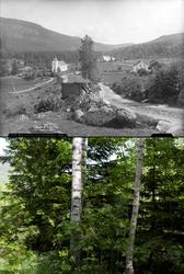 Refotografering. Langs veien til Gransherad kirke ligger det