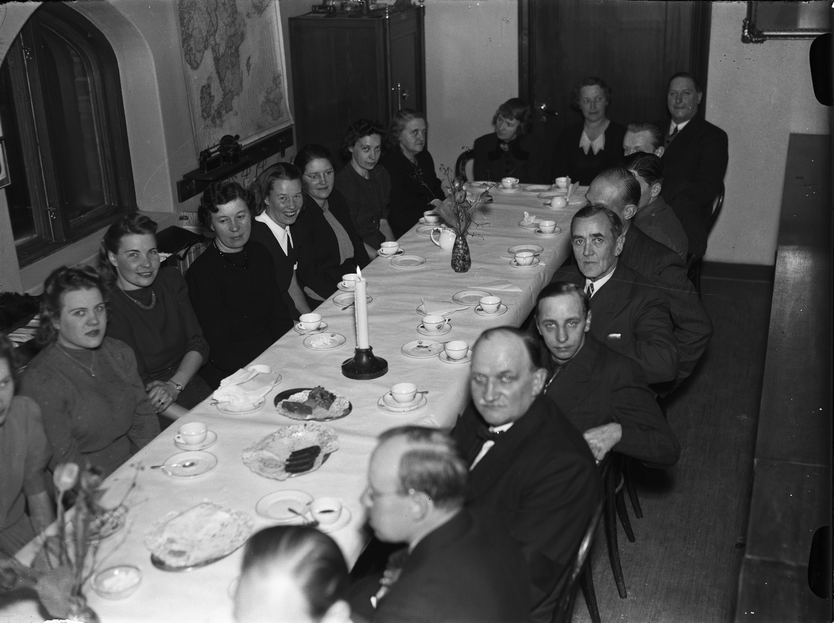 AB Johan Ekholms Skofabrik 40-årsjubilerar, Uppsala februari 1942