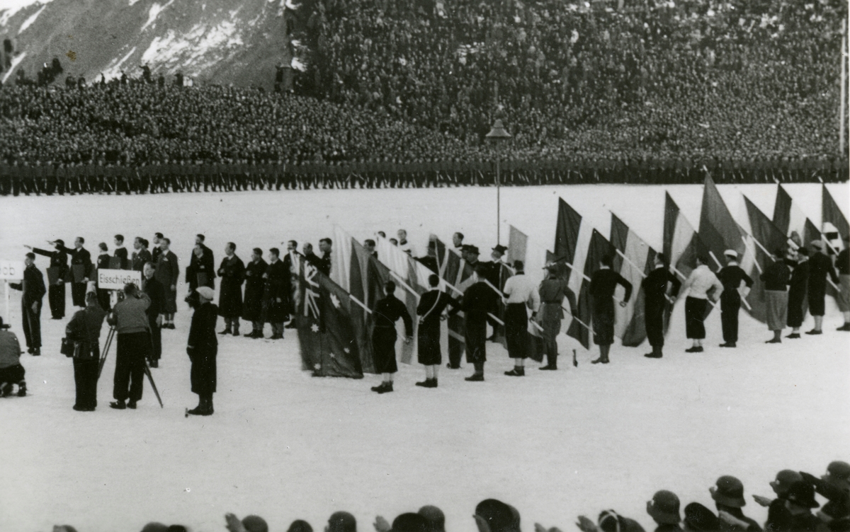 Farewell ceremony at Garmisch