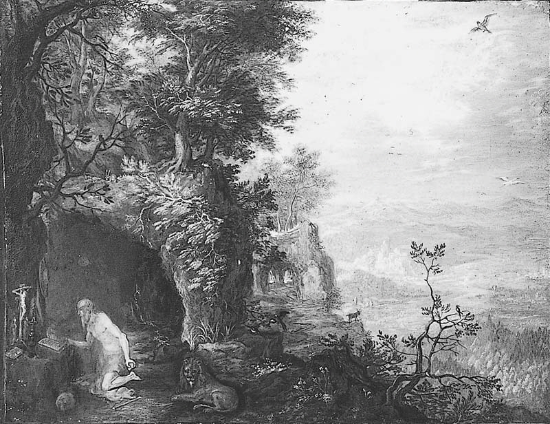 Hieronymus i landskap, 1747