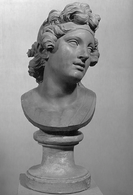 Idealhuvud (troligen efter förebild från den italienska barocken)