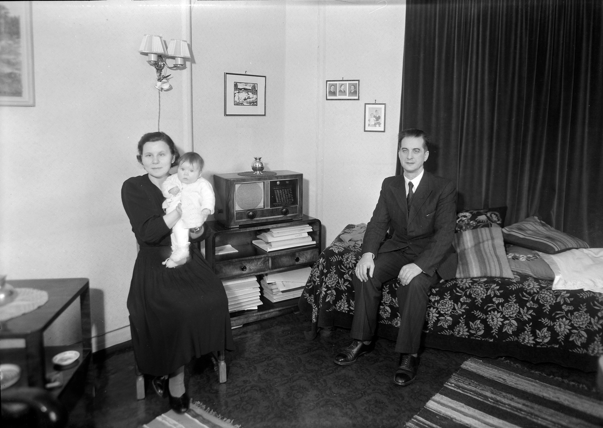 Sverre Skjærseth med kona Reidun i hjemmet