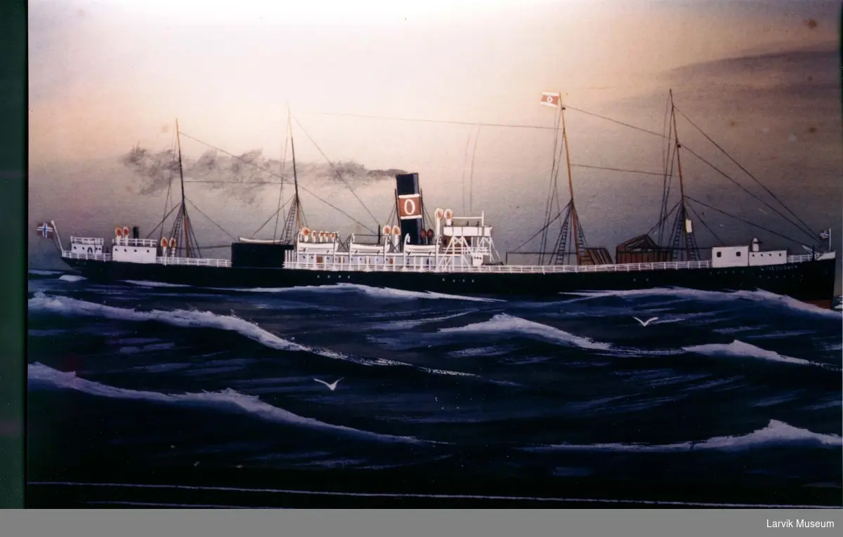Fartøy, dampskip, hvalkokeriet Guvernøren av Larvik.