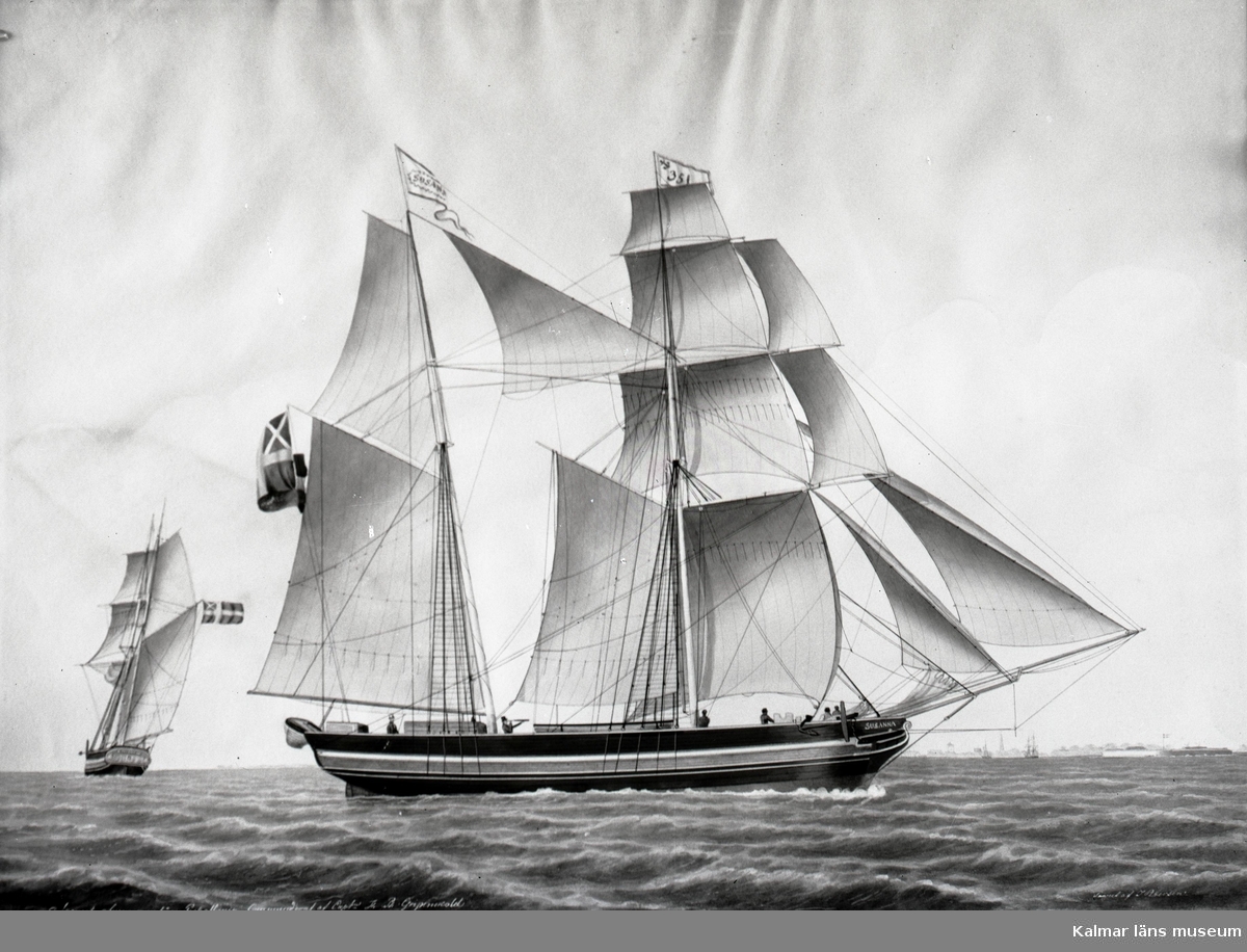 Segelfartyg Susanna av Påskallavik.