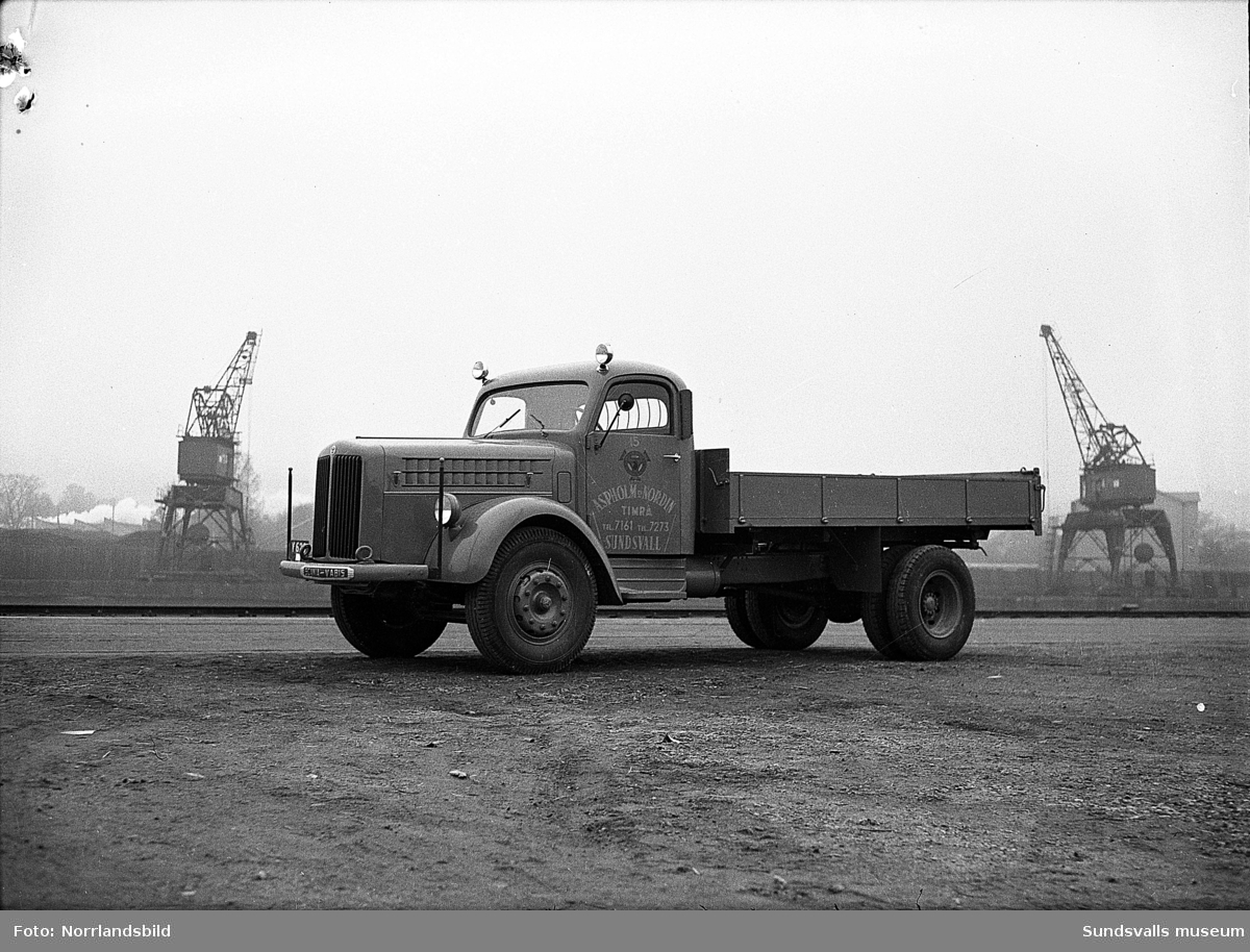Scania lastbilar, fotograferade för Bil & Buss.