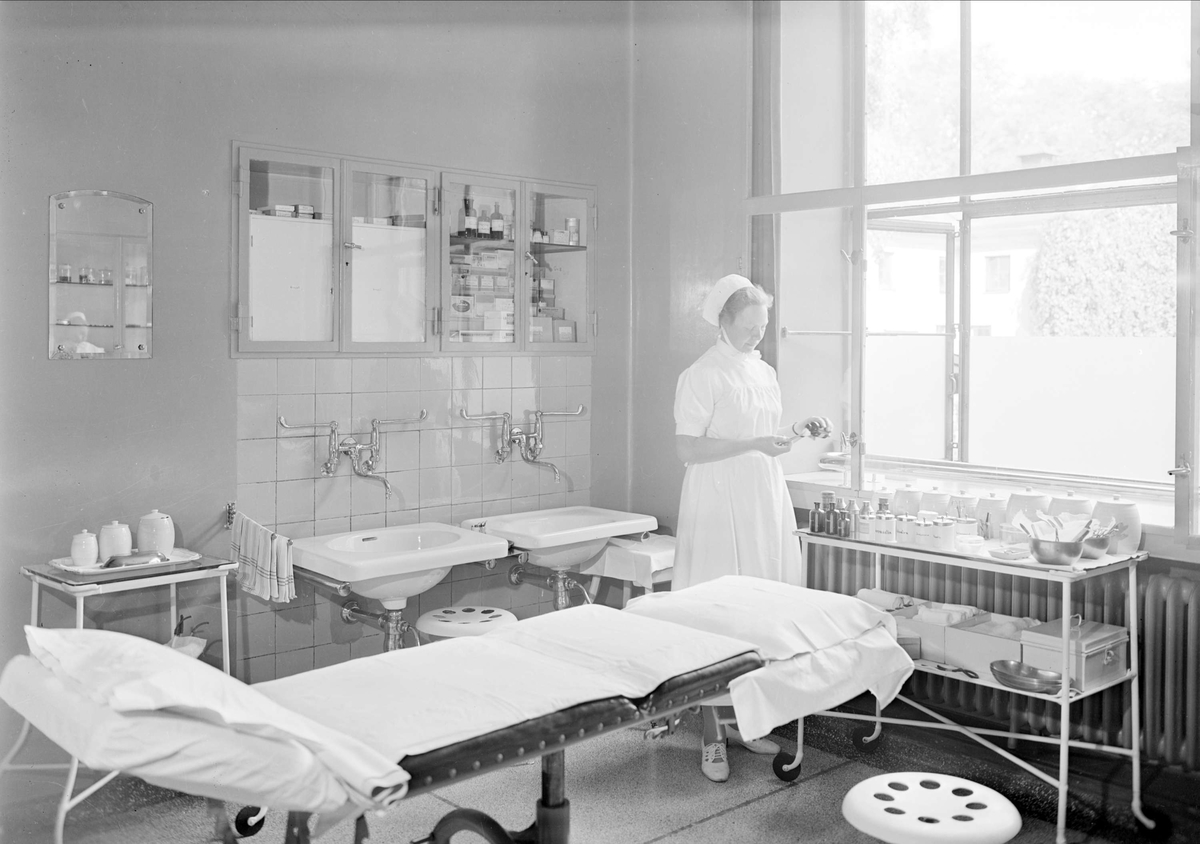 Operationssal, Samariterhemmet, Uppsala 1942