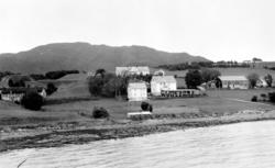 Foto fra noe av bebyggelsen med bolighus og gårder i Torvikb
