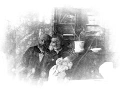 Foto av Henrik Lind Falch Sverdrup og hans kone Gunhilde Hel