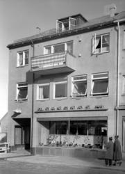 Foto fra skoforretningen O. Sandnæs AS på Kirkelandet i Kris