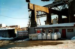 Foto fra området ved kullkrana i Vågen på Kirkelandet i Kris