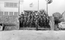 Musikkorpset Tempo foran Tempohuset, Fra Nordmøre Museums fo