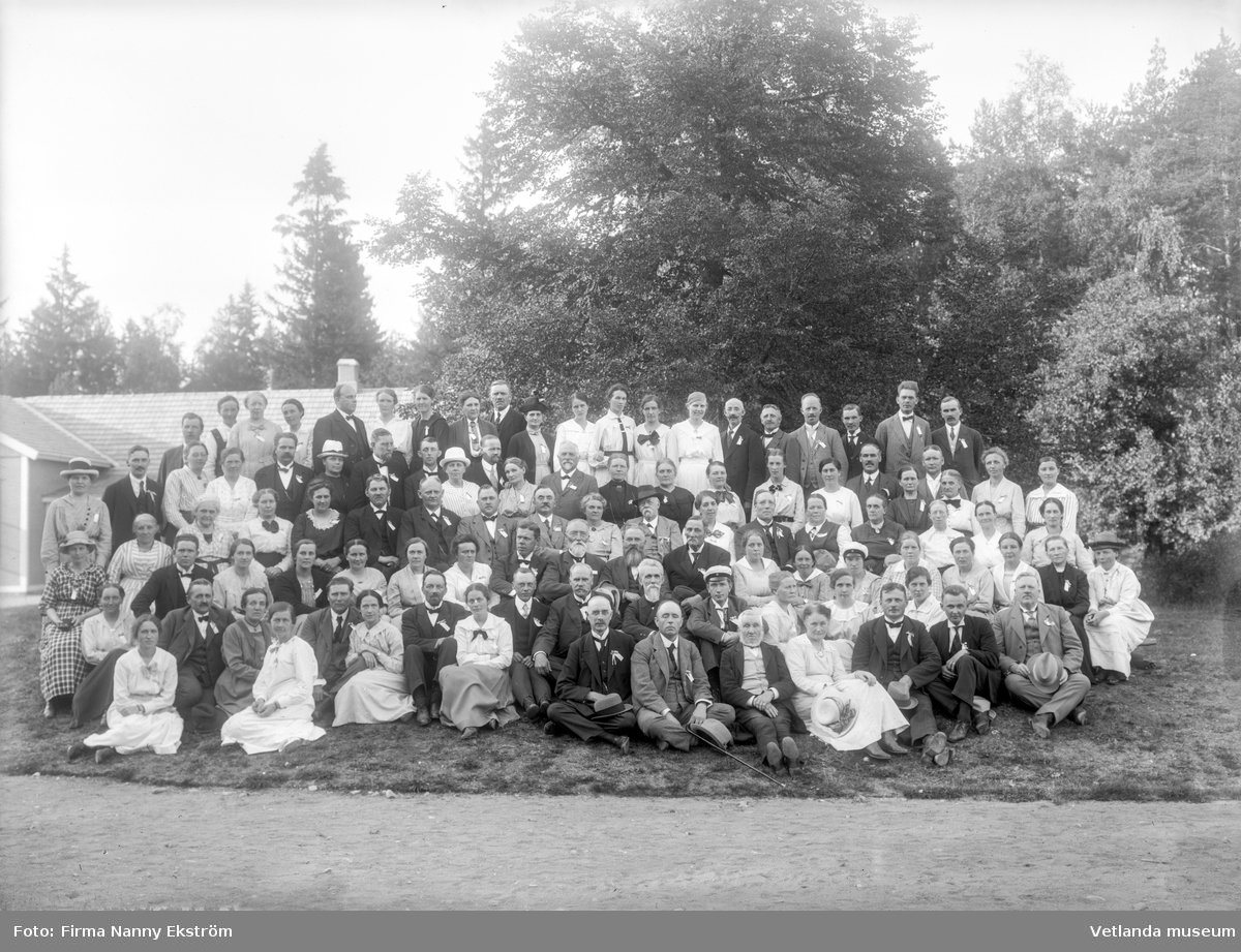 Missionen i Holsbybrunn år 1924. Svenska missionsrådet under professor Westman.